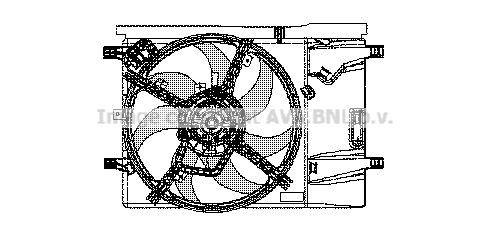 AVA QUALITY COOLING Ventilaator,mootorijahutus FT7533